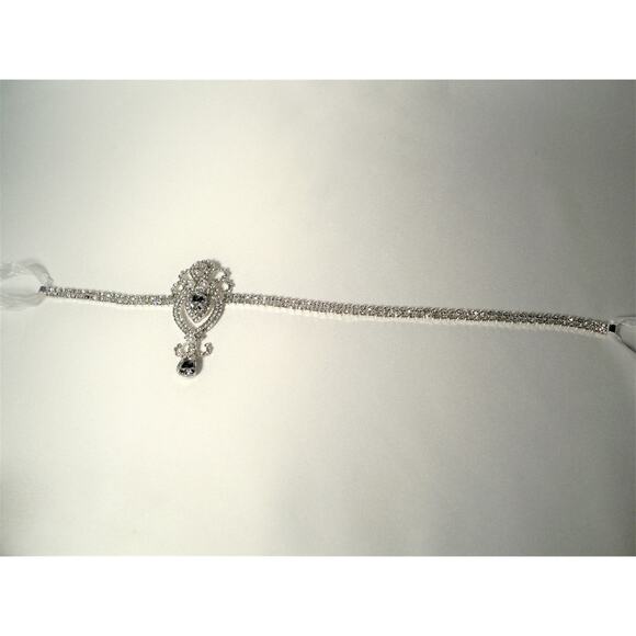 Rhinestone Flapper Great Gatsby Headband Headpiece,1920s Flapper headband - Picture 4 of 6